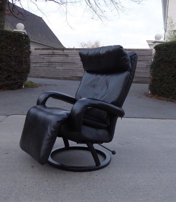 Black Leather Gaga Lounge Chair by Percival Lafer for Percival Lafer, 1998-AWL-802107