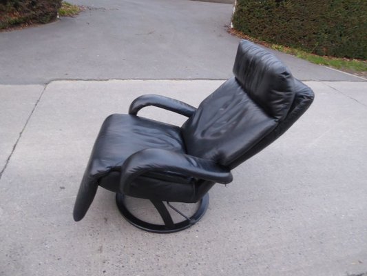 Black Leather Gaga Lounge Chair by Percival Lafer for Percival Lafer, 1998-AWL-802107