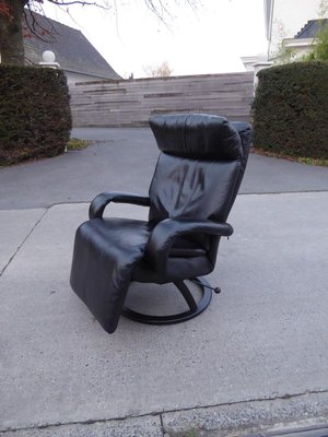 Black Leather Gaga Lounge Chair by Percival Lafer for Percival Lafer, 1998-AWL-802107