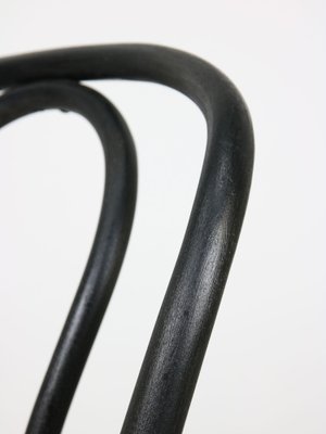 Black Leather No. 18 Chair with Arms by Michael Thonet for Thonet-HGJ-975714