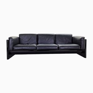 Black Leather Sofa by Gavina for Studio Simon, 1970s-PRS-1812457