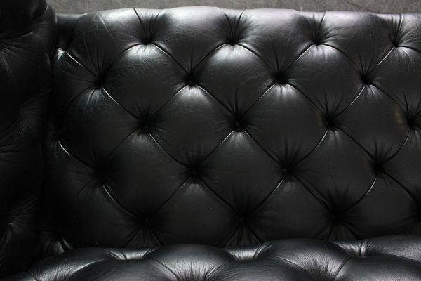 Black Leather Sofa by Wittmann Edwards-VGV-1183225