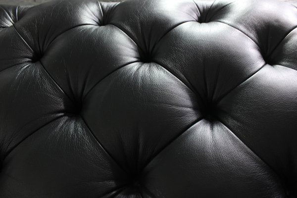 Black Leather Sofa by Wittmann Edwards-VGV-1183225