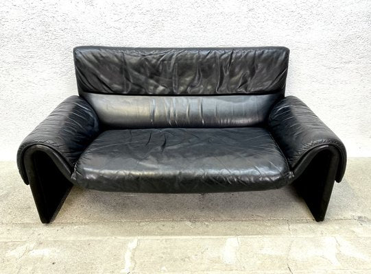 Black Leather Sofa Ds2011 from de Sede, 1980s-ZFK-2043070