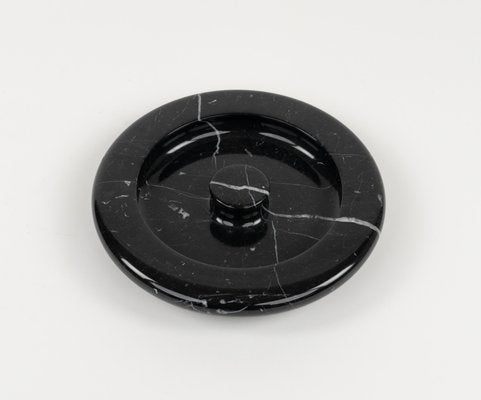 Black Marble Ashtray attributed to Angelo Mangiarotti, Italy, 1970s-LYQ-1794026