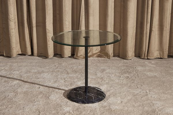 Black Marble Base Table, 1980s-WQA-1799613