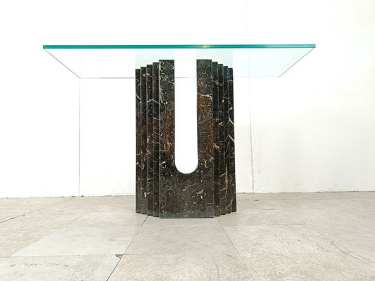 Black Marble Console from Cattelan, Italy, 1970s-IRH-1817720