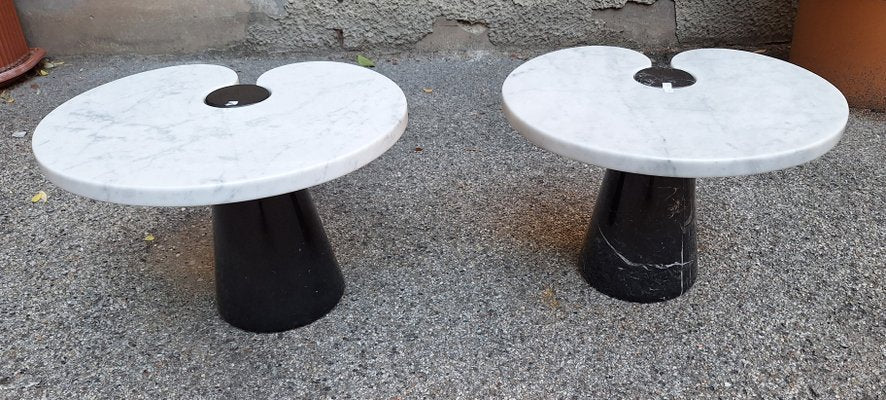 Black Marble Eros Coffee Tables by Angelo Mangiarotti for Skipper, 1980s, Set of 2-OHK-2020727