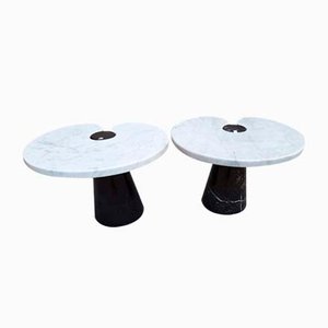 Black Marble Eros Coffee Tables by Angelo Mangiarotti for Skipper, 1980s, Set of 2-OHK-2020727