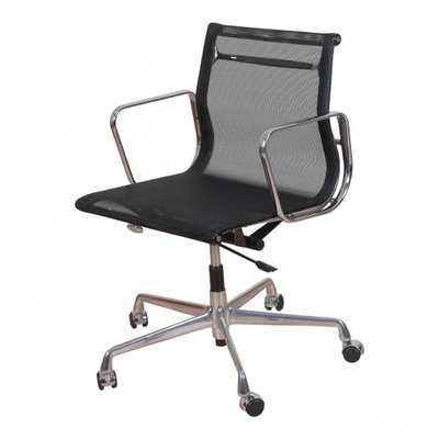 Black Mesh EA-117 Office Chair by Charles Eames for Vitra-MTD-1400288