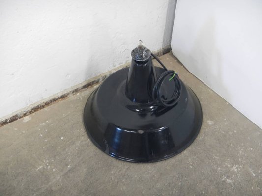 Black Metal D40 Ceiling Lamp, 1950s-WWQ-1784403