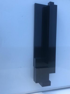 Black Metal Sculpture by Igino Legnaghi, 1971-OLY-595789