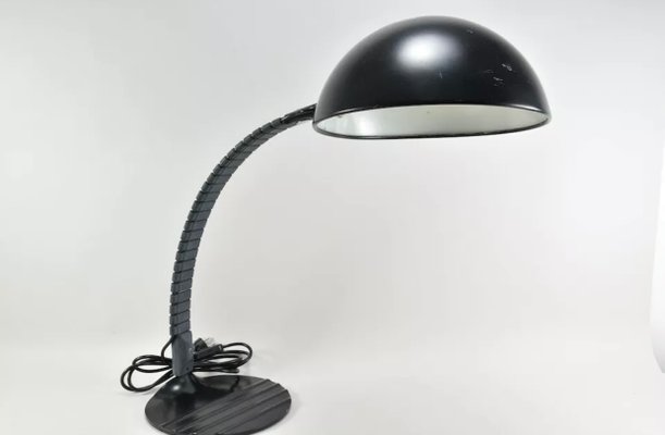 Black Model 660 Table Lamp by Elio Martinelli for Martinelli Luce-PYR-988387