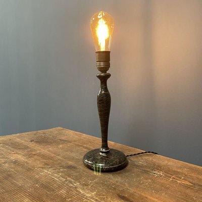 Black Mood Lamp with Paint Splatters-NPL-842897