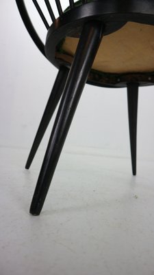 Black Original Circle Chair by Yngve Ekström for Swedese, Sweden, 1960s-DT-2026158