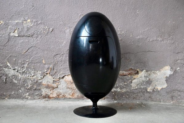 Black Ovetto Trash Can by Gianluca Soldi, 2000s-AIU-2032490