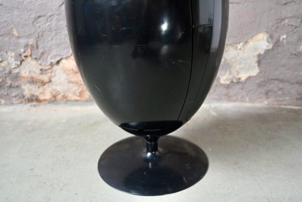 Black Ovetto Trash Can by Gianluca Soldi, 2000s-AIU-2032490