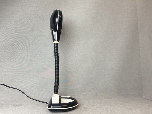 Black Plastic Organizer Desk Lamp by Kyoji Tanaka for Rabbit Tanaka, 1980s-SCS-1805177