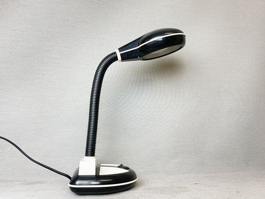 Black Plastic Organizer Desk Lamp by Kyoji Tanaka for Rabbit Tanaka, 1980s-SCS-1805177