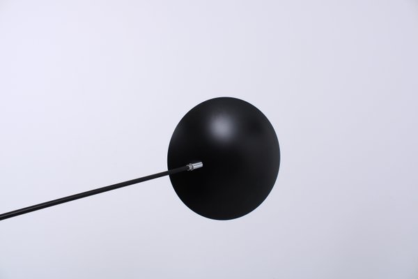 Black Postmodern Adjustable Counterbalance Ceiling Light from Herda, 1980s-XT-1413867