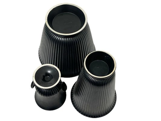 Black Ravenstone Set from Wedgwood, Set of 3-UCH-1224213