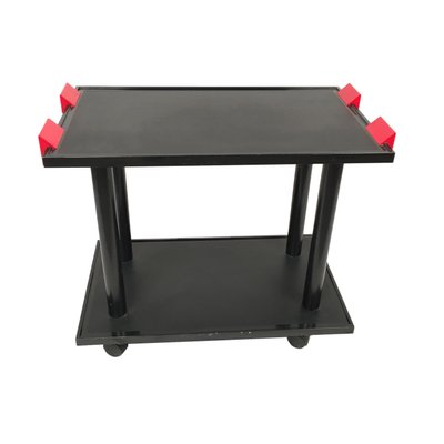 Black & Red Trolley from Kartell, Italy, 1980s-LYQ-1171816