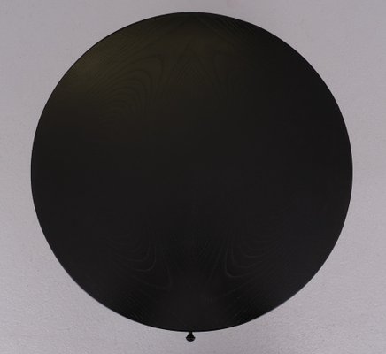 Black Round Side Table from Porada Arredi, Italy, 1980s-GCG-1779557