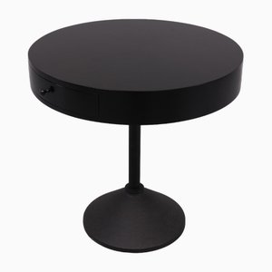 Black Round Side Table from Porada Arredi, Italy, 1980s-GCG-1779557