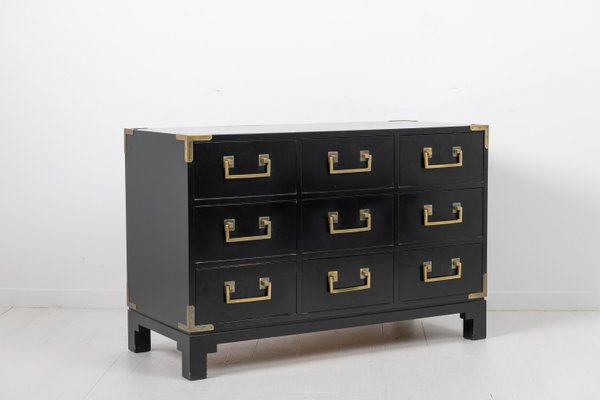 Black Scandinavian Chest of Drawers by Ove Feuk-MJF-964407