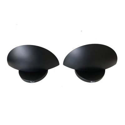 Black Sconces by Leonardo Marelli for Estiluz, 1980s, Set of 2-TPE-736723