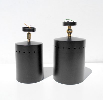 Black Sconces from Arredoluce, 1950s, Set of 2-EI-660449