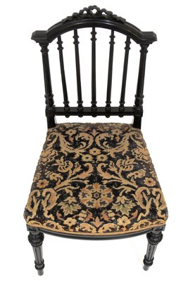 Black Side Chairs, 1870, Set of 2-TQA-2034395