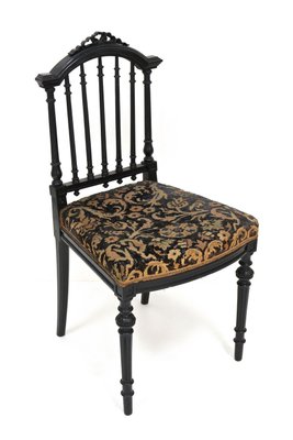 Black Side Chairs, 1870, Set of 2-TQA-2034395