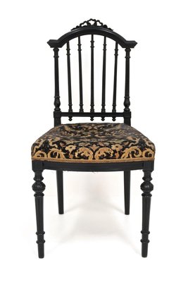 Black Side Chairs, 1870, Set of 2-TQA-2034395