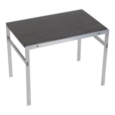 Black Slate Top Page Table by Preben Fabricius and Jørgen Kastholm-MTD-1400244