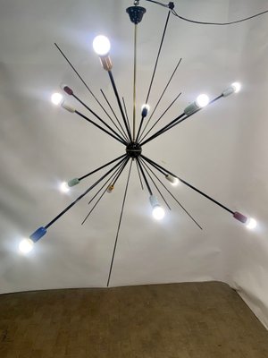 Black Sputnik Ceiling Lamp, 1949-NUO-1348933