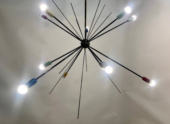 Black Sputnik Ceiling Lamp, 1949-NUO-1294984