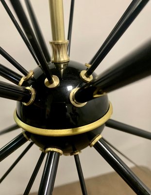 Black Sputnik Ceiling Lamp, 1949-NUO-1294984