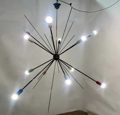 Black Sputnik Ceiling Lamp, 1949-NUO-1294984