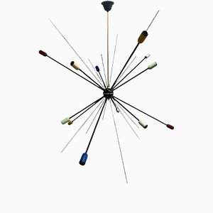 Black Sputnik Ceiling Lamp, 1949-NUO-1294984