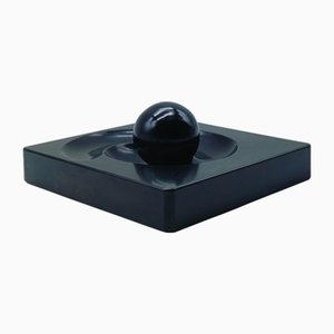 Black Spyros Ashtray by Eleonore Peduzzi Riva for Artemide, Italy, 1960s-YUW-2035103