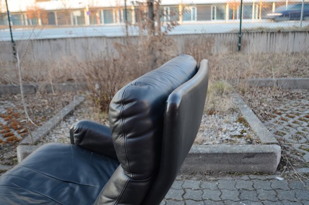 Black Swivel Lounge Chair by Carl Straub, 1960s-UF-1264687