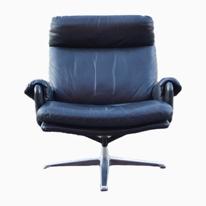 Black Swivel Lounge Chair by Carl Straub, 1960s-UF-1264687