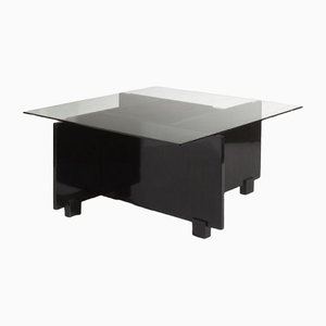 Black Tinted Wood Table by Vittoriano Vigano, 1950s-OHK-1361316