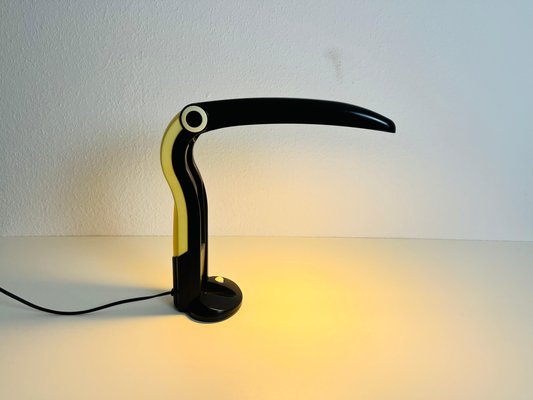 Black Toucan Table Lamp attributed to H.T. Huang for Huangslite, 1990s-PUK-1306770