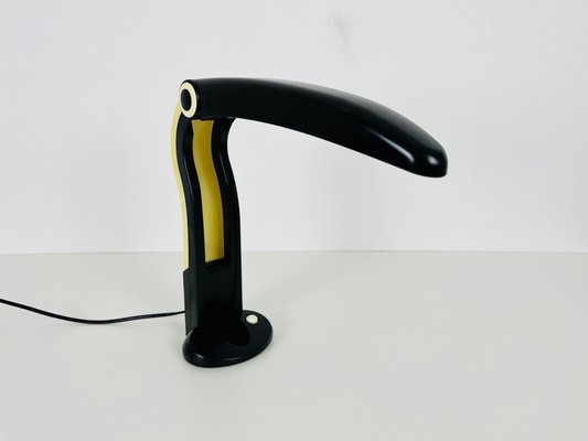 Black Toucan Table Lamp attributed to H.T. Huang for Huangslite, 1990s-PUK-1306770