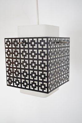 Black & White Pendant Lamp, 1960s-OV-850174