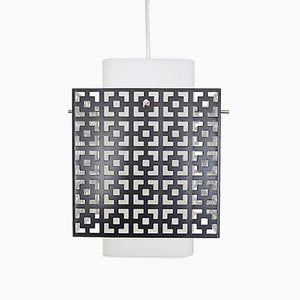 Black & White Pendant Lamp, 1960s-OV-850174