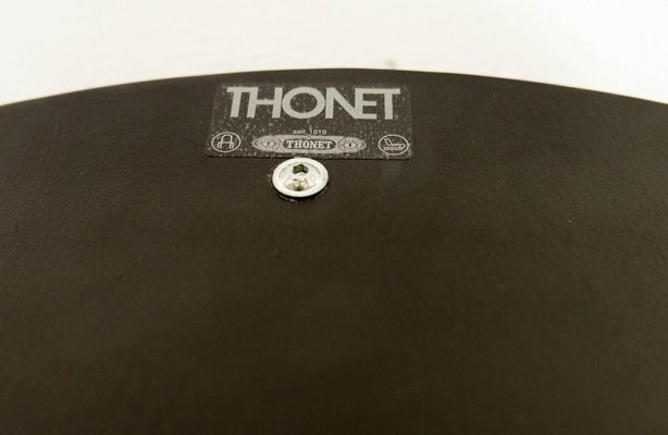 Black Wood and Leather 404 Dining Chair from Thonet-JG-1239512