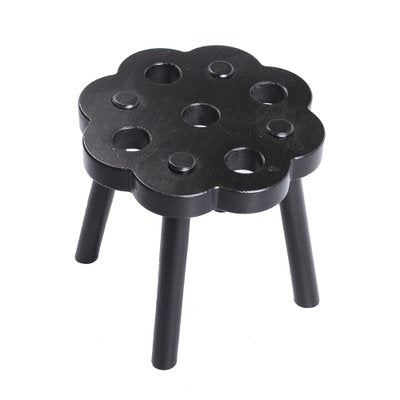 Black Wood Flower Shaped Ryssby Stool from Ikea, 2014-XT-2041403